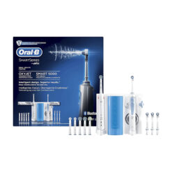 Set bàn chải điện + tăm nước Oral-B OxyJet Smart 5000