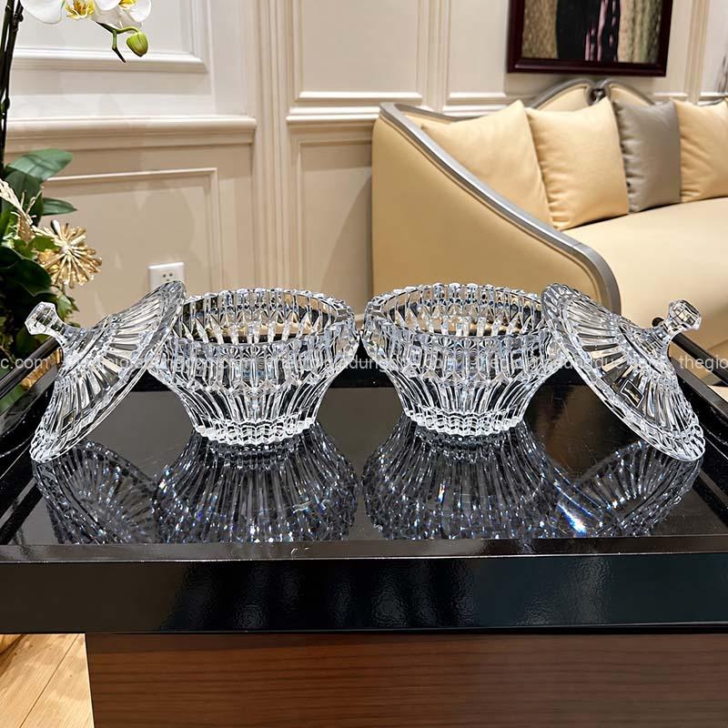 tho-pha-le-rogaska-crown-jewel (4) Set đĩa và thố pha lê Rogaska Crown Jewel