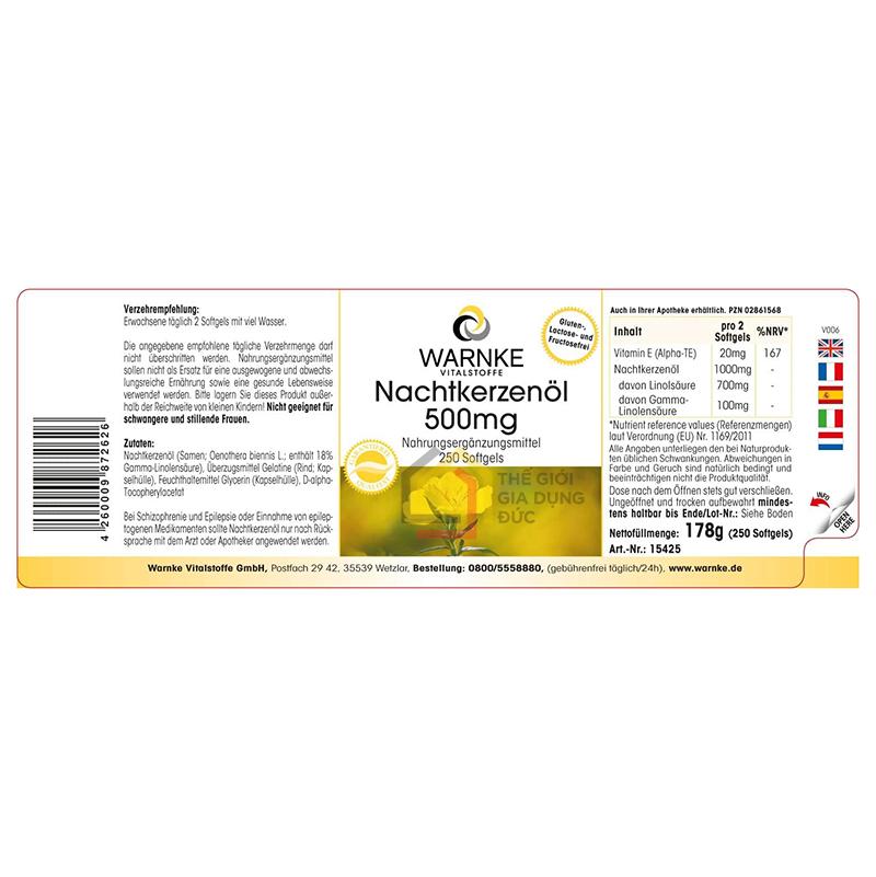 tinh-dau-hoa-anh-thao-nachtkerzenol-500-mg-warnke-hop-250-vien1 Tinh dầu hoa anh thảo Nachtkerzenöl 500 mg Warnke hộp 250 viên