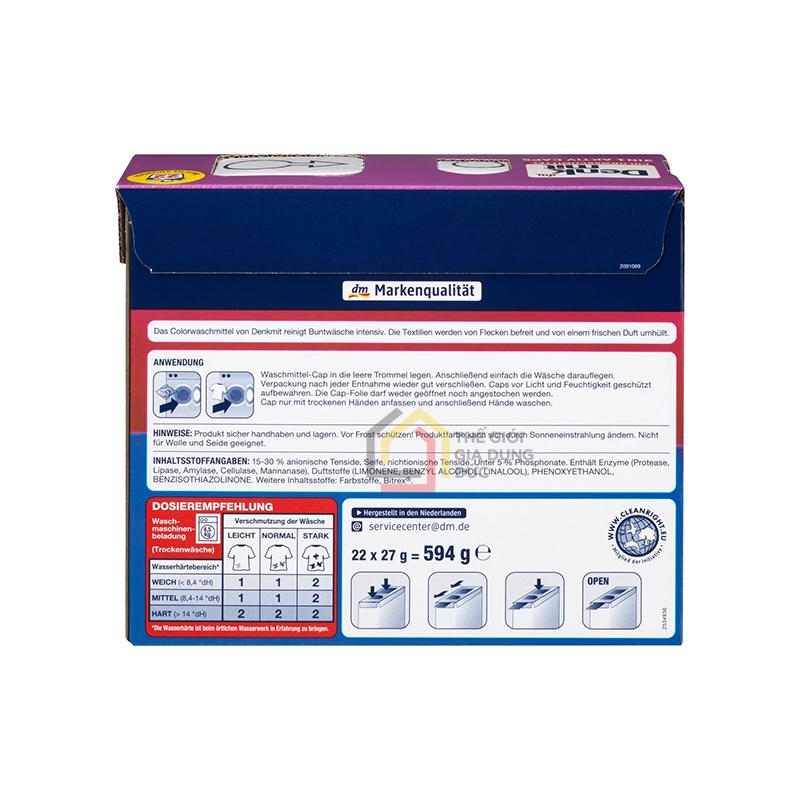 vien-giat-xa-denkmit-3-in-1-aktiv-caps-hop-22v (2) Viên giặt xả Denkmit 3 in 1 Aktiv Caps hộp 22v