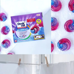 Viên giặt xả Denkmit 3 in 1 Aktiv Caps hộp 22v