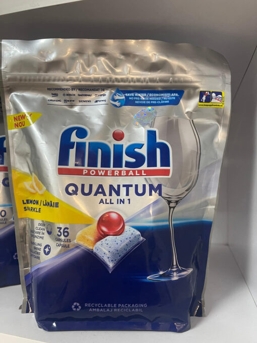 Viên rửa bát Quantum Finish gói 36 viên