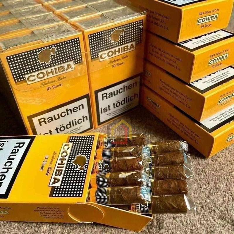 xi-ga-cigar-cohiba-short-1-goi-10-dieu1 Xì gà Cigar Cohiba Short 1 gói 10 điếu