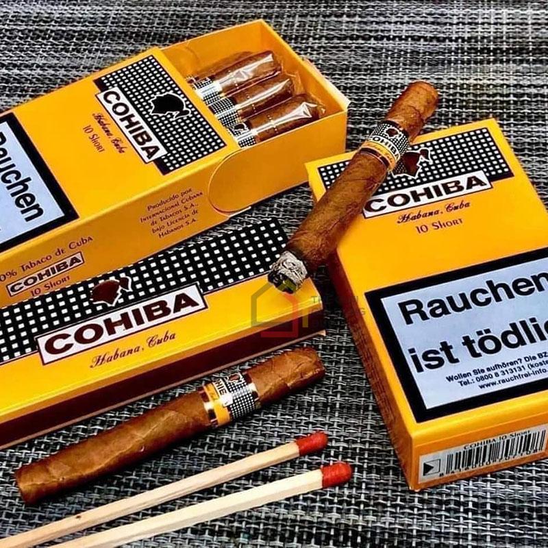 xi-ga-cigar-cohiba-short-1-goi-10-dieu2 Xì gà Cigar Cohiba Short 1 gói 10 điếu