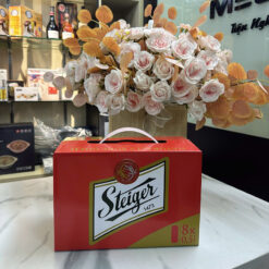 Bia hoa quả Steiger thùng 8 lon