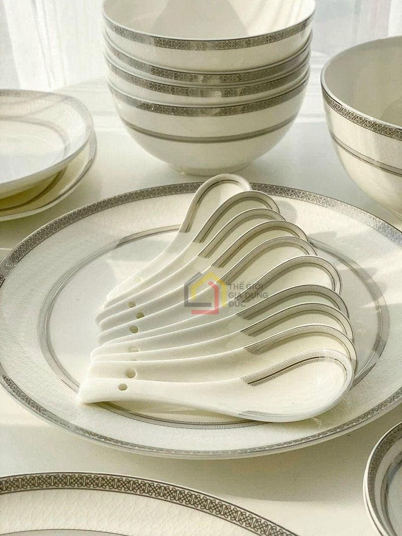 bo-bat-dia-su-xuong-imperial-london-bach-kim-anh-50-mon4 Bộ bát đĩa sứ xương Imperial London bạch kim anh 50 món