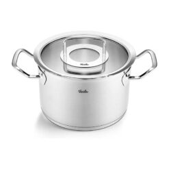 Bộ nồi Fissler Profi set 6 món vung kính (4 nồi, 1 chảo sâu lòng, 1 xửng hấp)