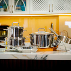 Bộ nồi Wmf Astoria 5 món (3 nồi, 1 quánh, 1 chảo)