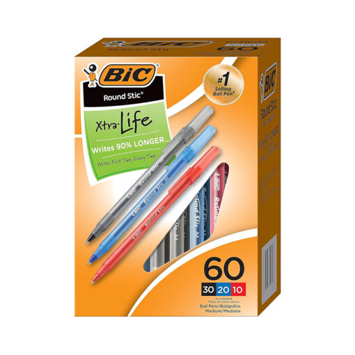 Bút Bi Bic Round Stic set 60 chiếc