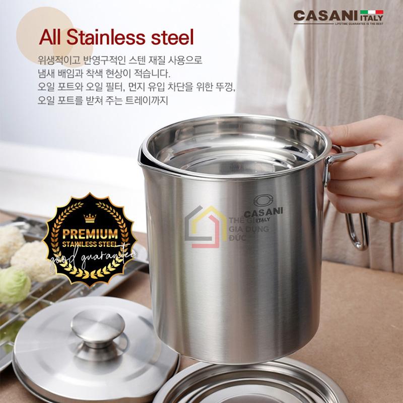 ca-loc-dau-an-da-nang-casani1 Ca lọc dầu ăn đa năng Casani