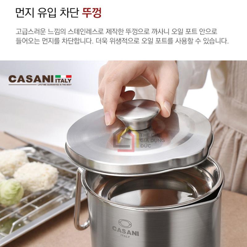 ca-loc-dau-an-da-nang-casani4 Ca lọc dầu ăn đa năng Casani