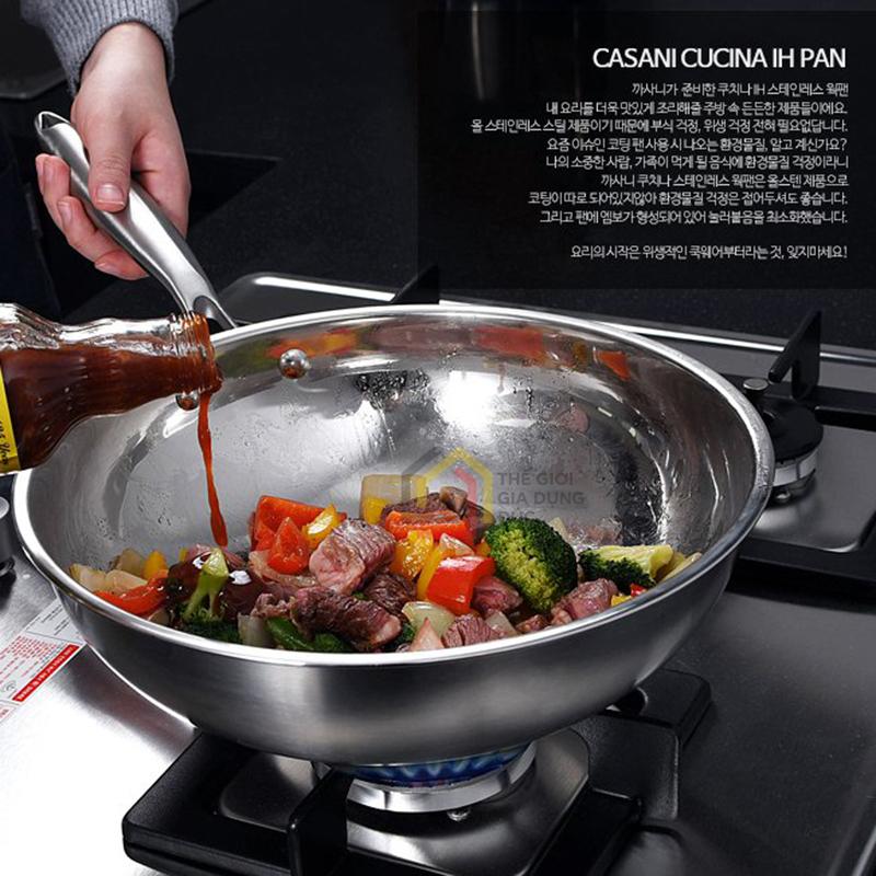 chao-inox-casani-wokpan-sau-long-size-28cm (2) Chảo inox Casani Wokpan sâu lòng, size 28cm