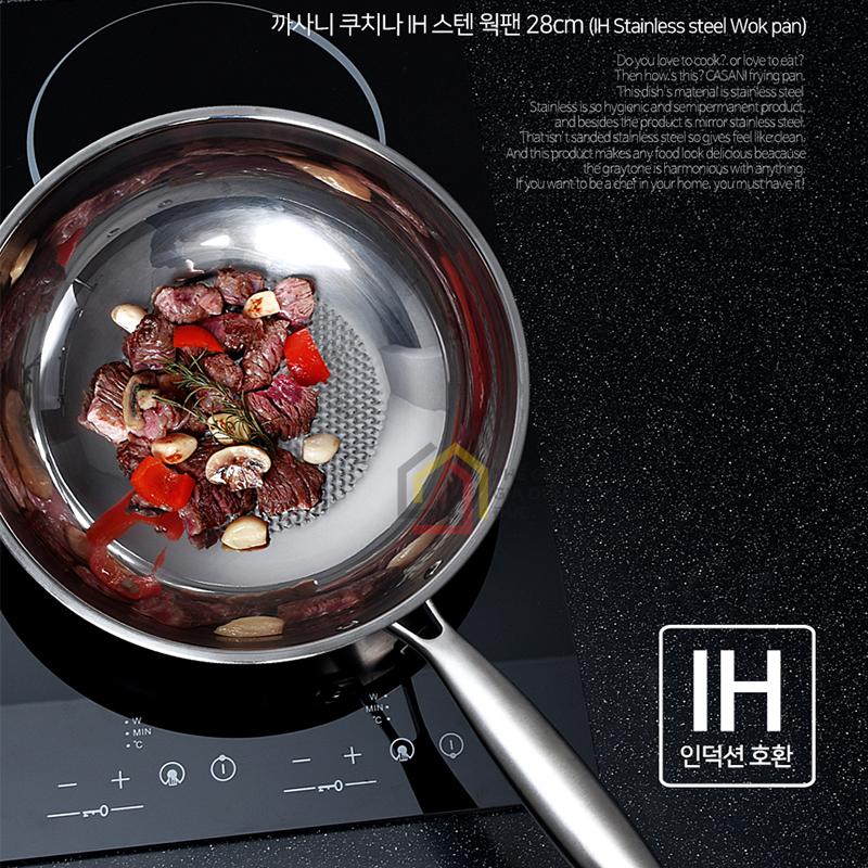 chao-inox-casani-wokpan-sau-long-size-28cm (9) Chảo inox Casani Wokpan sâu lòng, size 28cm