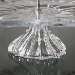 Kệ bánh, hoa quả pha lê 2 tầng Bohemia Plantica