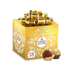 Kẹo socola Ferrero Rocher hộp nơ 225g (18 viên)