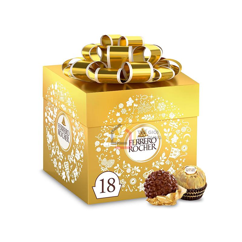 keo-socola-ferrero-rocher-hop-no-225g-18-vien (1) Kẹo socola Ferrero Rocher hộp nơ 225g (18 viên)