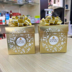 Kẹo socola Ferrero Rocher hộp nơ 225g (18 viên)