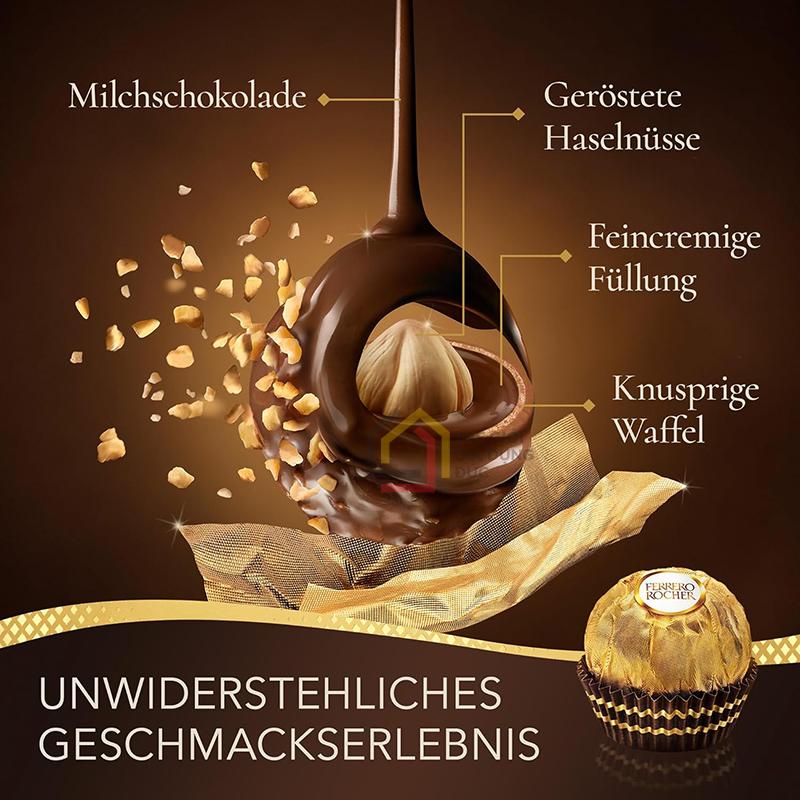 keo-socola-ferrero-rocher-hop-no-225g-18-vien (4) Kẹo socola Ferrero Rocher hộp nơ 225g (18 viên)