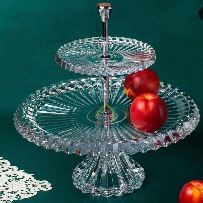 khay-banh-2-tang-rogaska-cao-cap (4) Khay bánh 2 tầng Rogaska Crown Jewel cao cấp