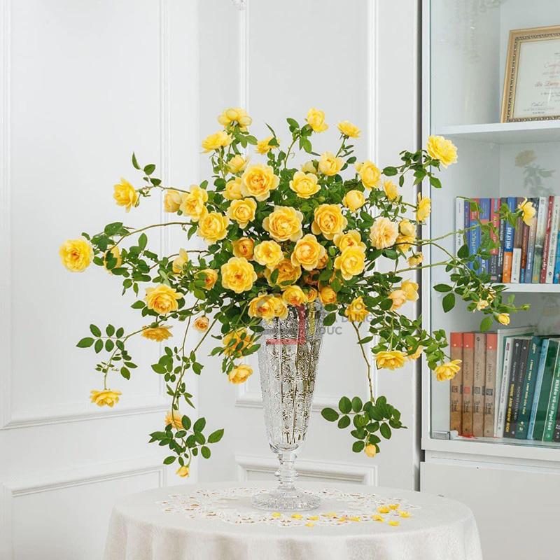 lo-hoa-cup-pha-le-mai-bohemia-cao-40cm1 Lọ hoa cúp pha lê mài Bohemia cao 40cm