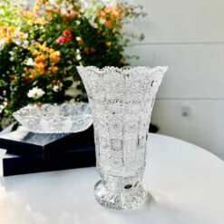 Lọ hoa pha lê Bohemia 30,5cm