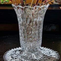 Lọ hoa pha lê Bohemia 30,5cm