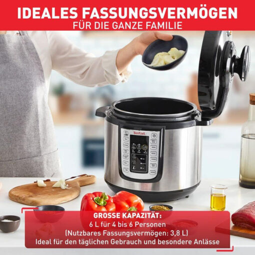 Đặc điểm nồi áp suất điện Tefal CY505E