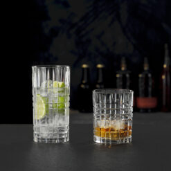 Set 12 cốc pha lê Nachtmann Highland Becher Square 101754 dung tích 345/445 ml