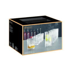 Set 12 cốc pha lê Nachtmann Highland Becher Square 101754 dung tích 345/445 ml