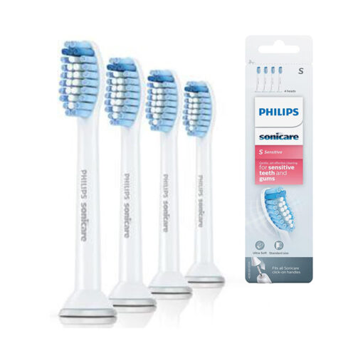 Set 4 đầu bàn chải Philips Sonicare Sensitive Brush Heads HX6054/07