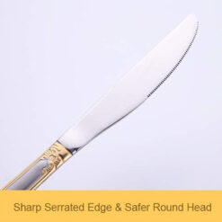 Set 6 dao Mulex Rococo mạ vàng