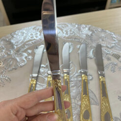 Set 6 dao Mulex Rococo mạ vàng