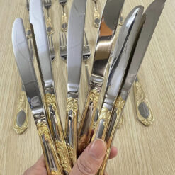 Set 6 dao Mulex Rococo mạ vàng