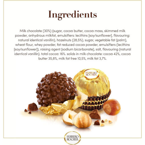 Socola Ferrero Rocher nhân hạt dẻ Hộp 200gr