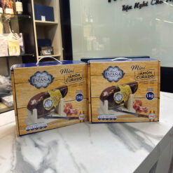 Thịt heo muối mini Jamon Curado Espana Tây Ban Nha 1kg (lợn trắng)