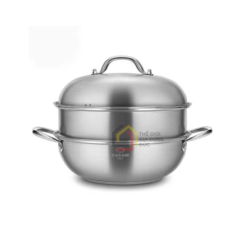 xung-hap-2-tang-casani-duong-kinh-28cm Xửng hấp 2 tầng Casani đường kính 28cm