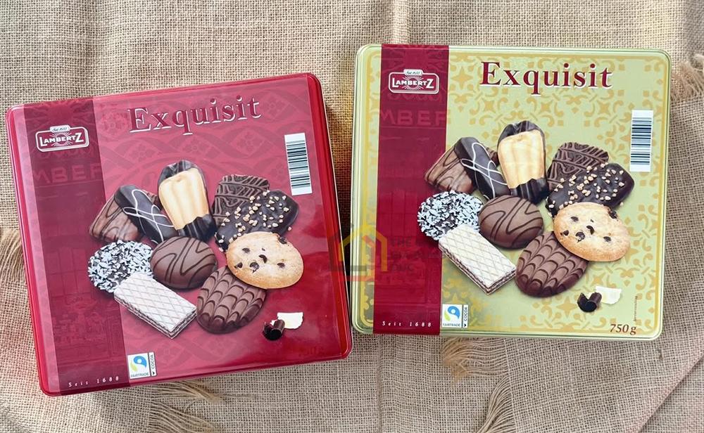 Bánh quy tổng hợp Lambertz Exquisit 750g Đức