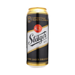 Bia đen Tiệp Steiger 4,5 độ két 24 lon