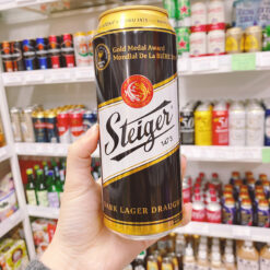 Bia đen Tiệp Steiger 4,5 độ két 24 lon