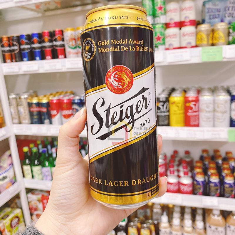 bia-den-tiep-steiger-45-do-ket-24-lon4 Bia đen Tiệp Steiger 4,5 độ két 24 lon