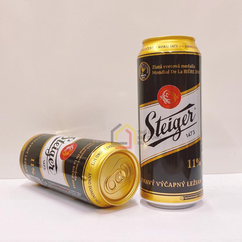 bia-den-tiep-steiger-45-do-ket-24-lon5 Bia đen Tiệp Steiger 4,5 độ két 24 lon