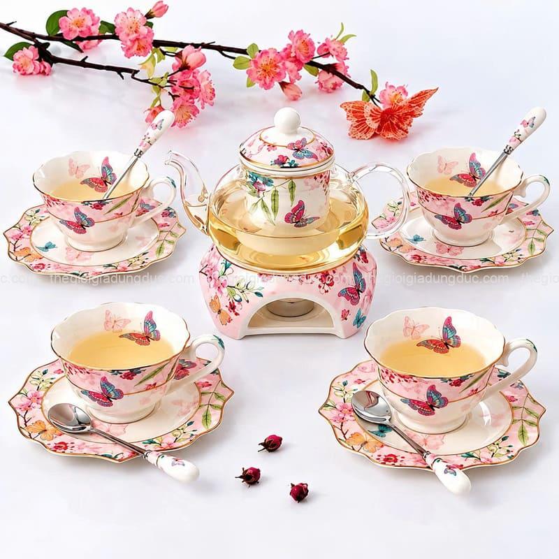 bo-am-tra-su-xuong-chau-au-floris (1) Bộ ấm trà sứ xương Châu Âu Floris