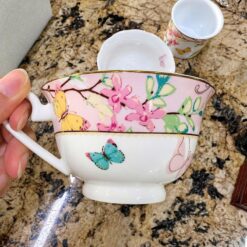 Bộ ấm trà sứ xương Châu Âu Floris