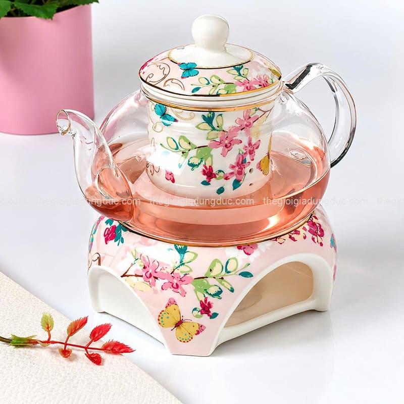 bo-am-tra-su-xuong-chau-au-floris (3) Bộ ấm trà sứ xương Châu Âu Floris
