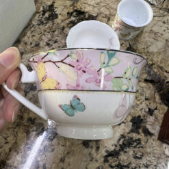 Bộ ấm trà sứ xương Châu Âu Floris