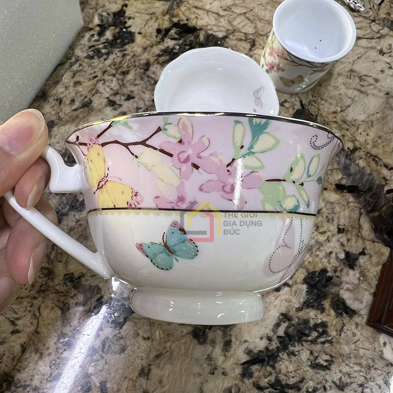 bo-am-tra-su-xuong-chau-au-floris (4) Bộ ấm trà sứ xương Châu Âu Floris