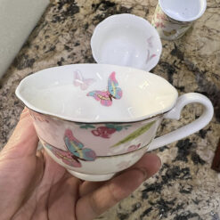 Bộ ấm trà sứ xương Châu Âu Floris