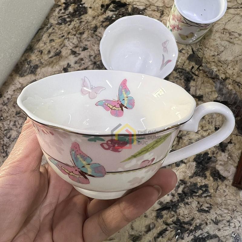 bo-am-tra-su-xuong-chau-au-floris (5) Bộ ấm trà sứ xương Châu Âu Floris