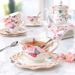 Bộ ấm trà sứ xương Châu Âu Floris