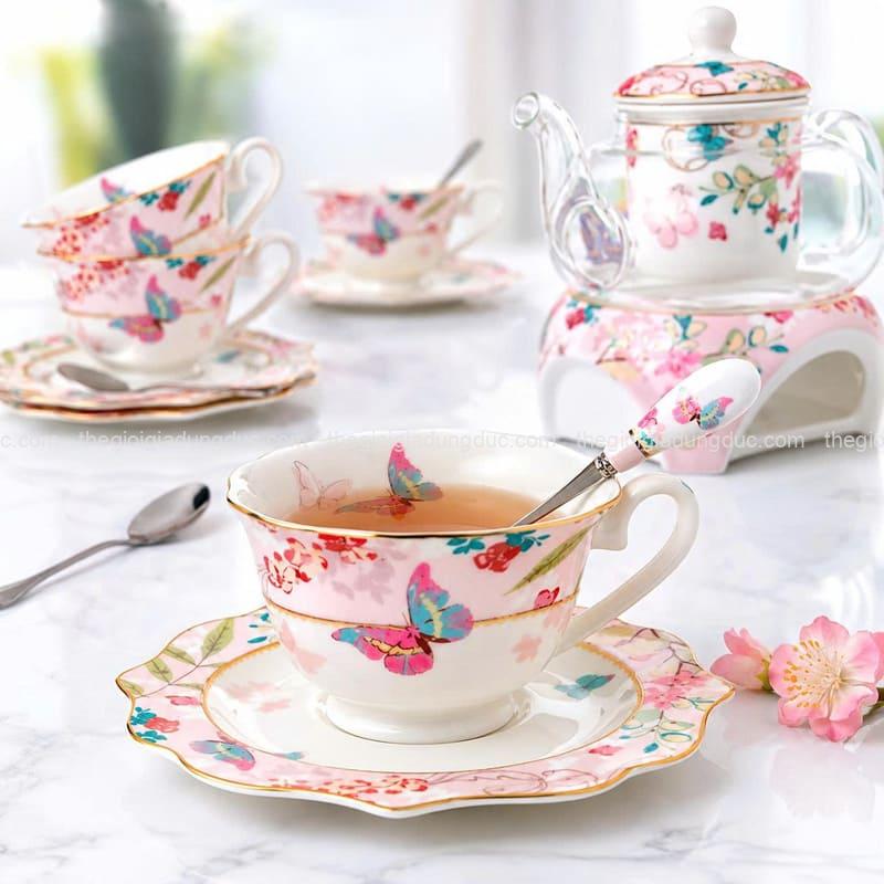 bo-am-tra-su-xuong-chau-au-floris (6) Bộ ấm trà sứ xương Châu Âu Floris